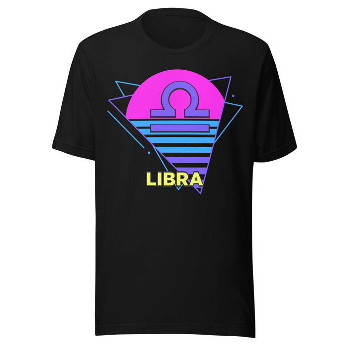 Libra Zodiac T-Shirt – Retro 80s