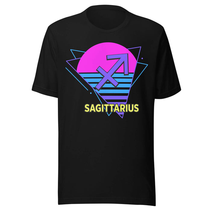 Sagittarius Zodiac T-Shirt – Retro 80s