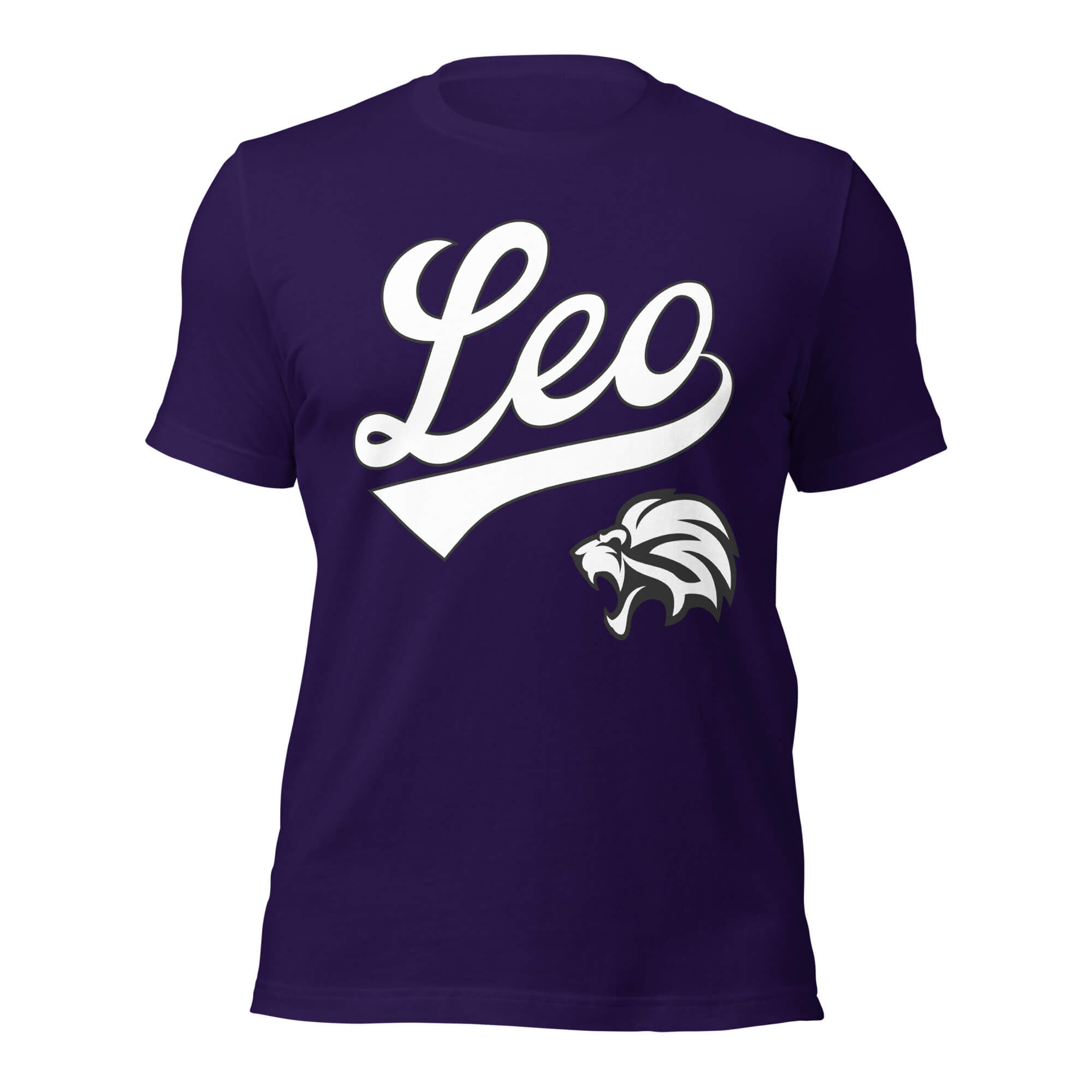 Leo Zodiac Varsity T-Shirt – Birthday Gift | Starcrush Threads